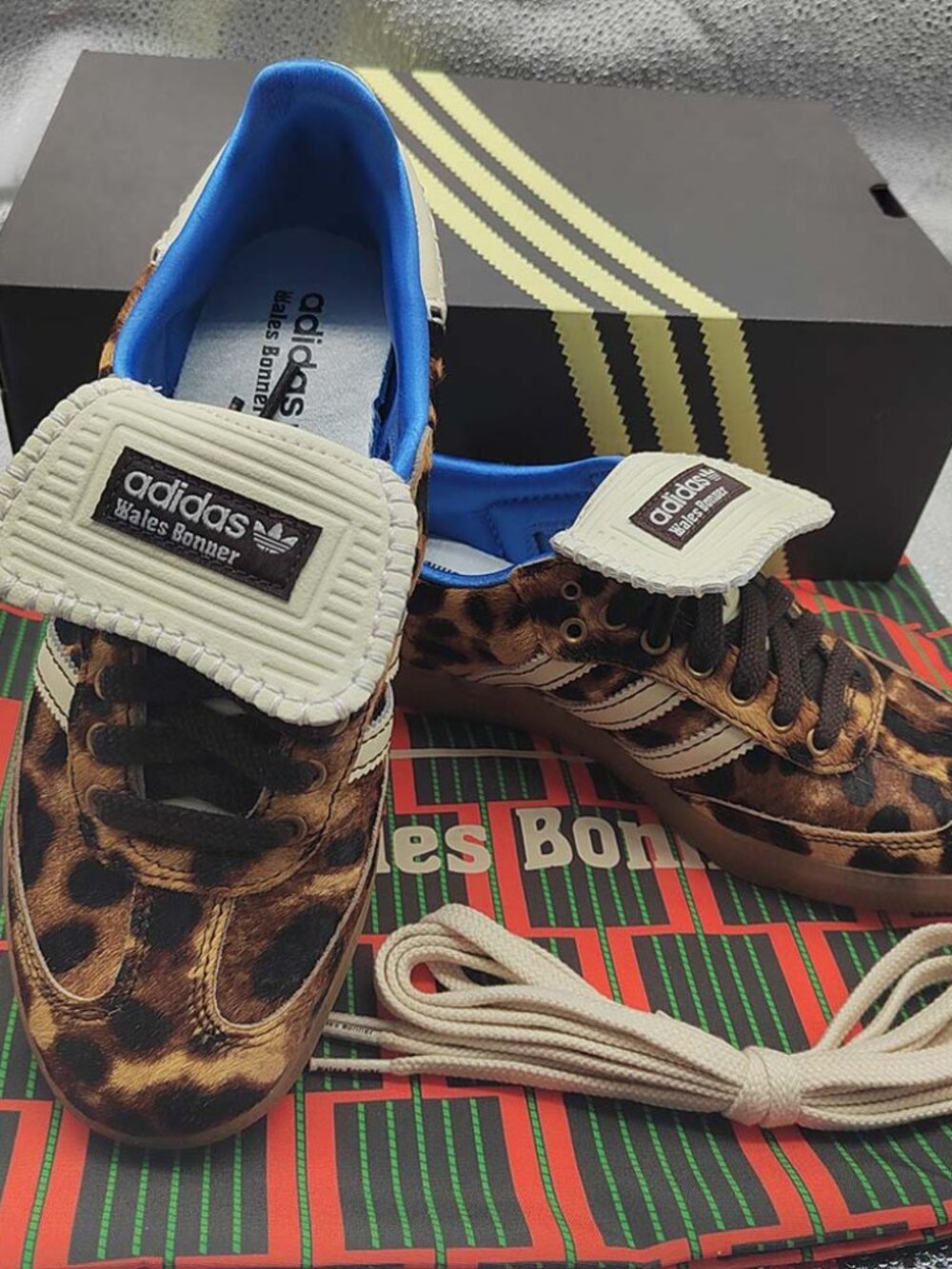 Adidas Wales Bonner x Samba Pony Leopard Sneaker - Picture 2 of 11